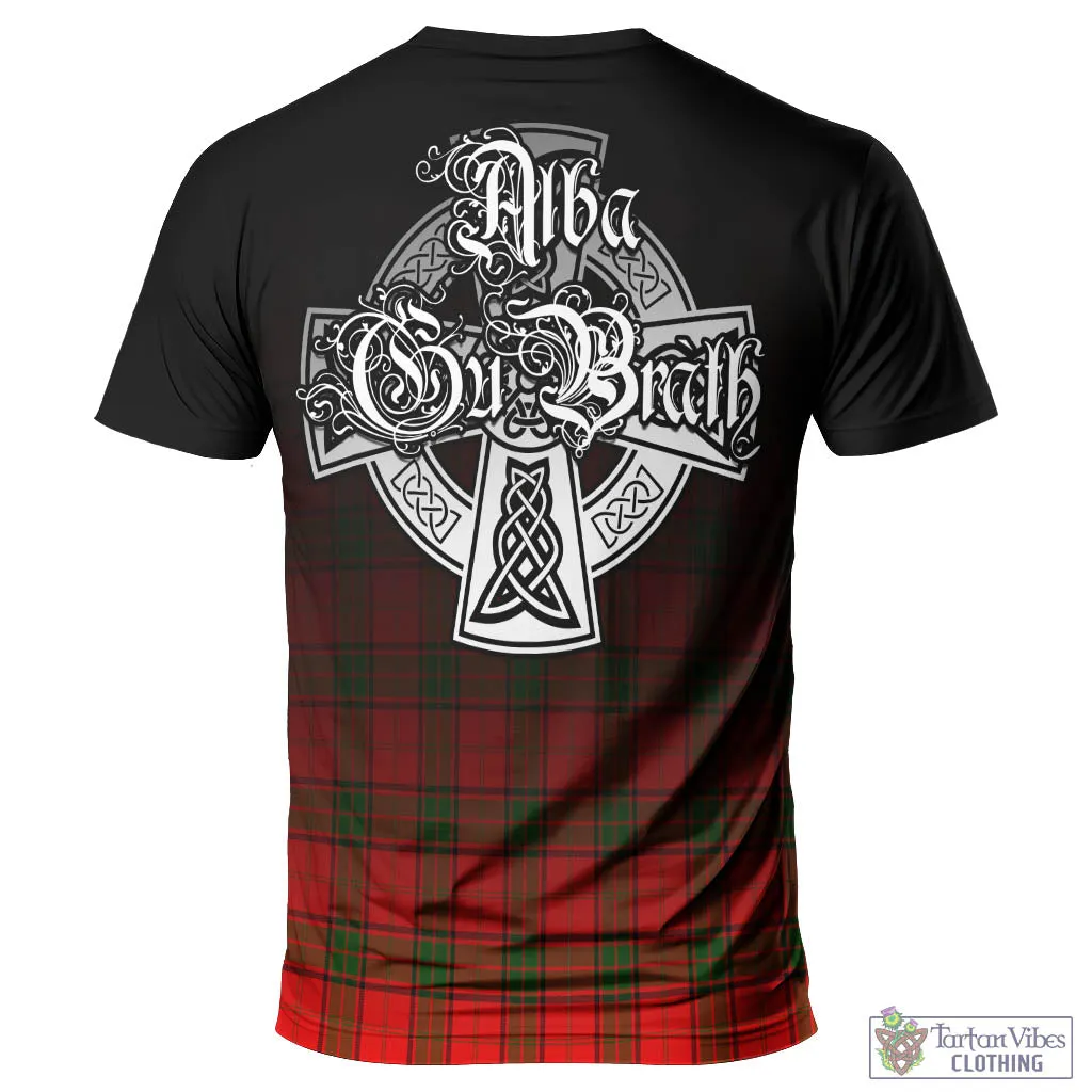 Adair Tartan T-Shirt Featuring Alba Gu Brath Family Crest Celtic Inspired