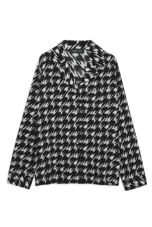 Anine Bing - Aiden shirt - Houndstooth Print