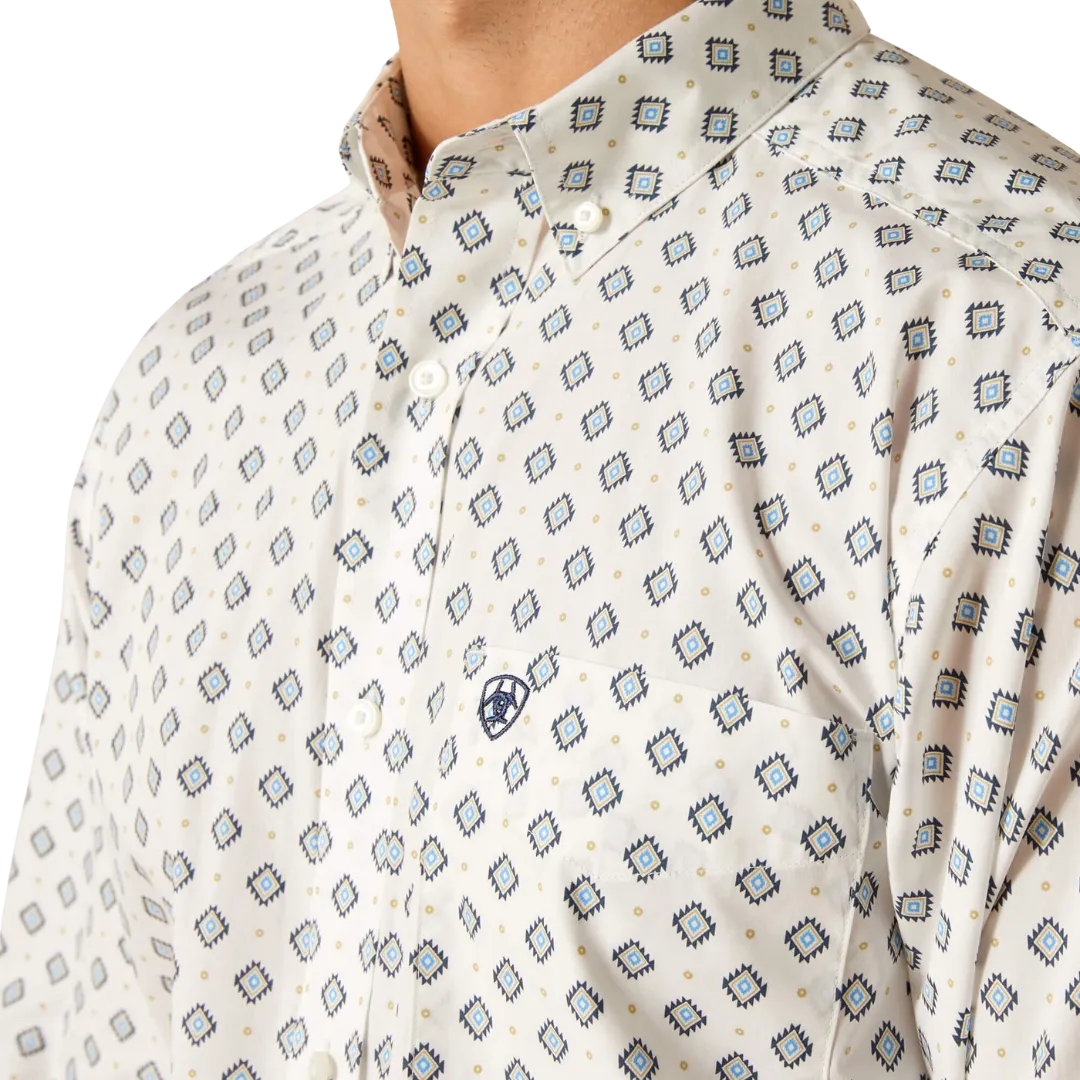 Ariat Men's Rocco Classic Fit White Shirt