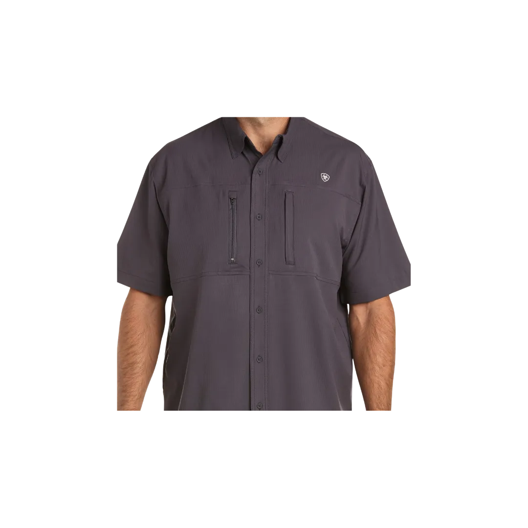 Ariat Men's Venttek Classic Fit Charcoal Shirt