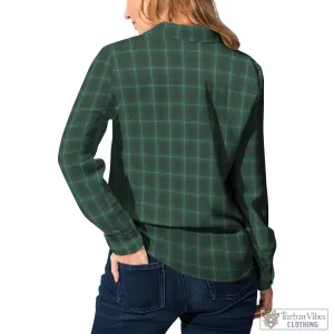 Armagh County Ireland Tartan Women's Casual Shirt