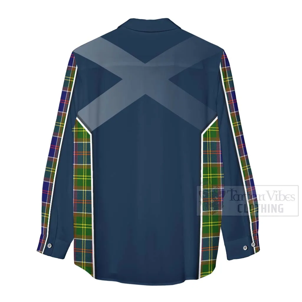 Arnott Tartan Women's Casual Shirt with Family Crest and Scottish Thistle Vibes Sport Style