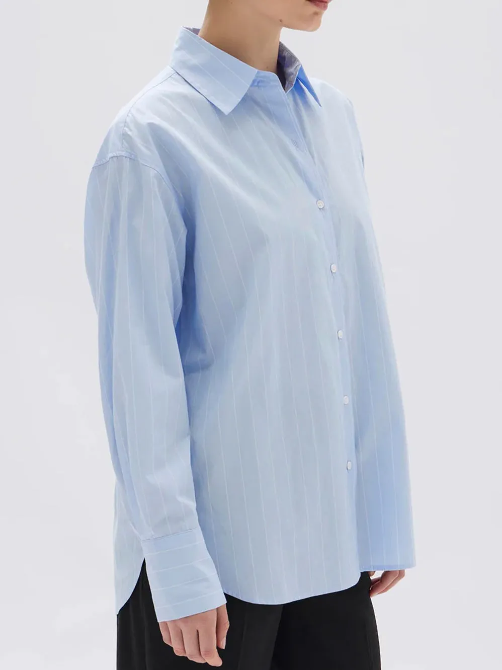 ASSEMBLY LABEL OTIS POPLIN STRIPE SHIRT