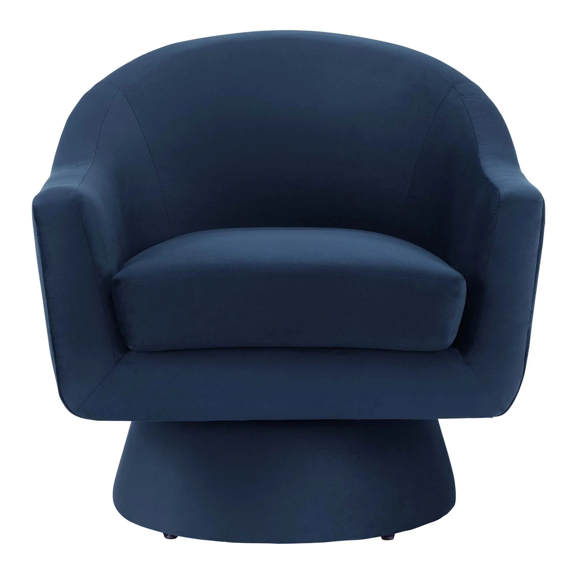 Astral Performance Velvet Fabric and Wood Swivel Chair by Modway