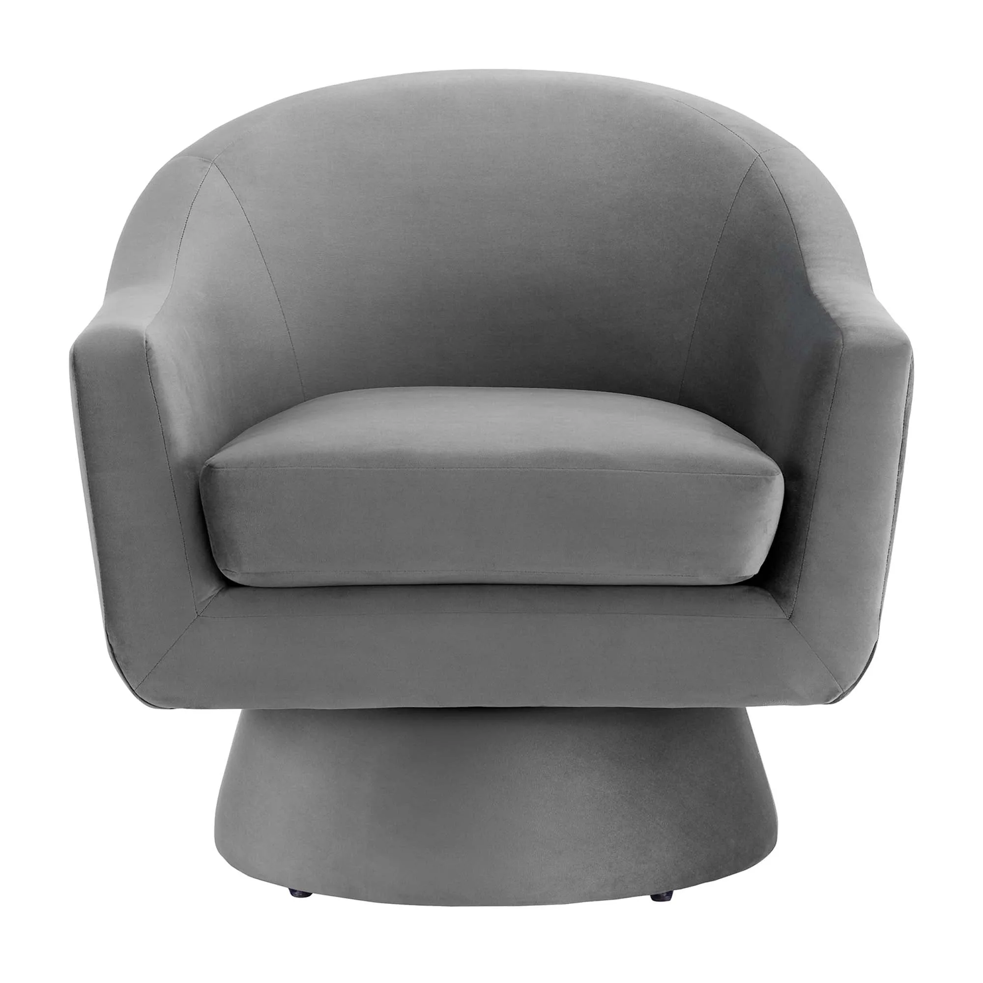 Astral Performance Velvet Fabric and Wood Swivel Chair by Modway