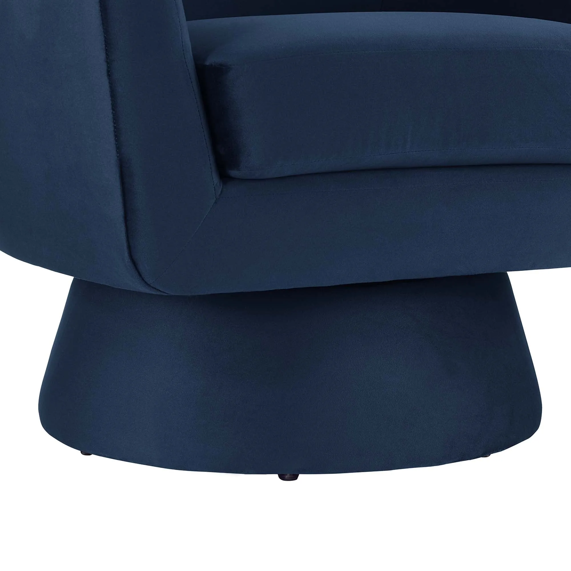 Astral Performance Velvet Fabric and Wood Swivel Chair by Modway