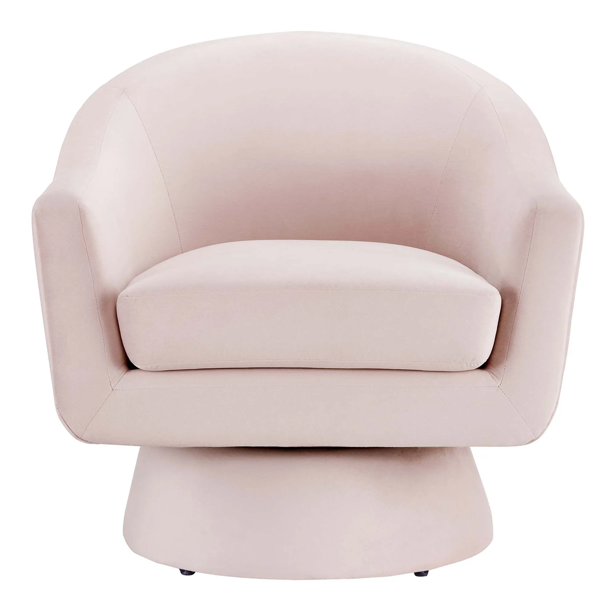 Astral Performance Velvet Fabric and Wood Swivel Chair by Modway