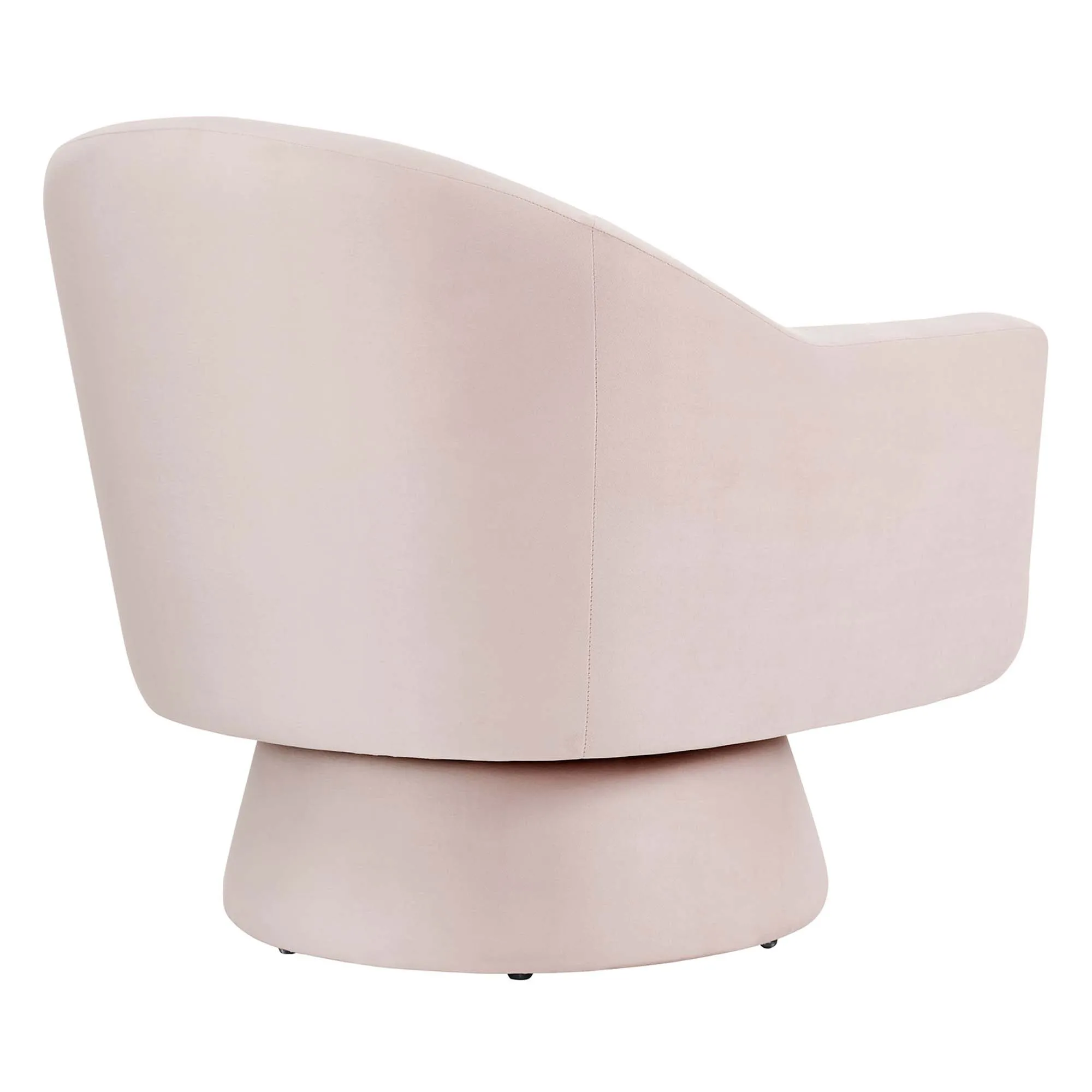 Astral Performance Velvet Fabric and Wood Swivel Chair by Modway