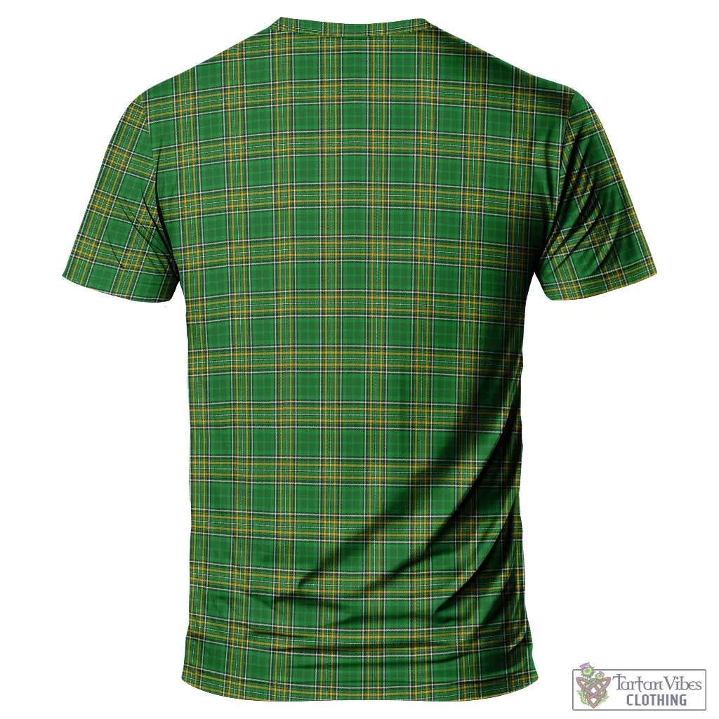 Avery Irish Clan Tartan T-Shirt with Family Seal