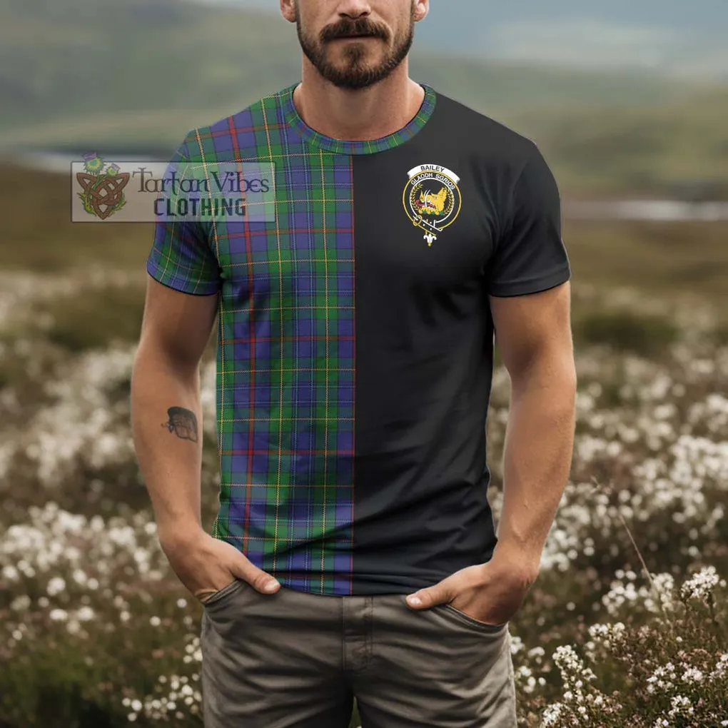 Bailey Tartan T-Shirt with Family Crest and Half Of Me Style