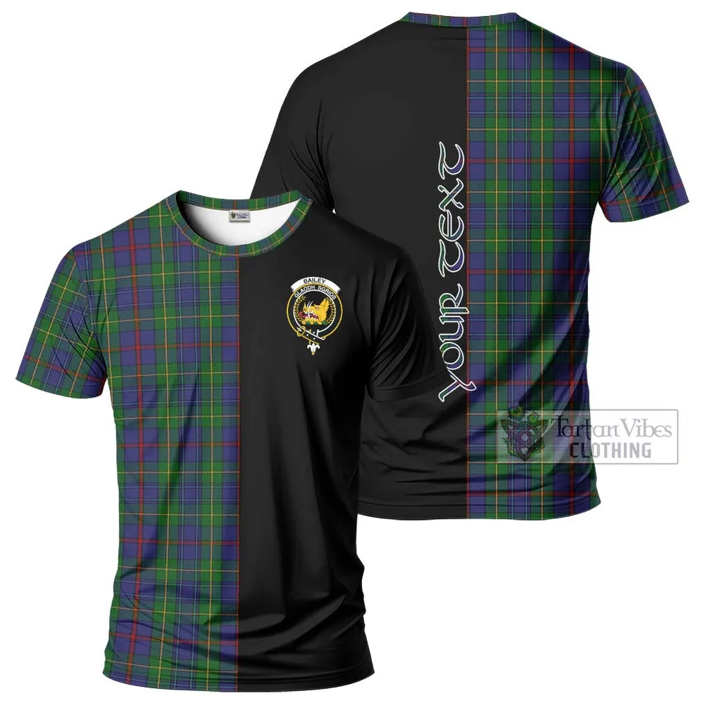 Bailey Tartan T-Shirt with Family Crest and Half Of Me Style