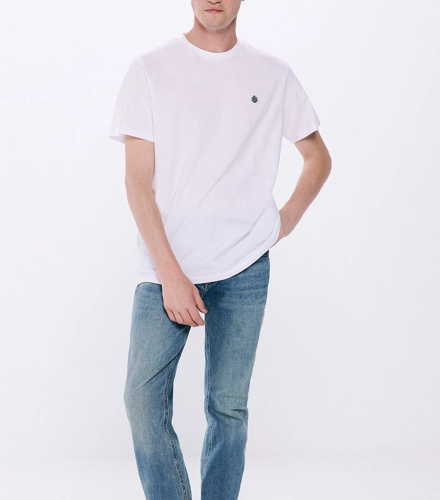 Basic Round Neck T-Shirt White