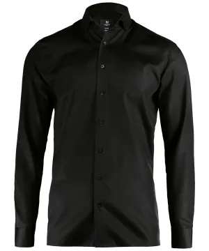 Black - Portland slim fit – super non-iron business shirt