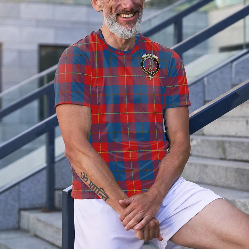 Blane Tartan T-Shirt with Family Crest