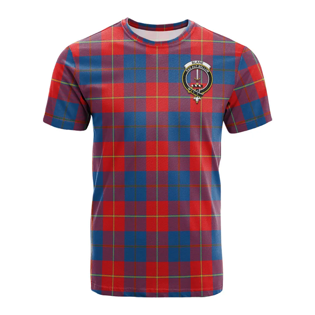 Blane Tartan T-Shirt with Family Crest