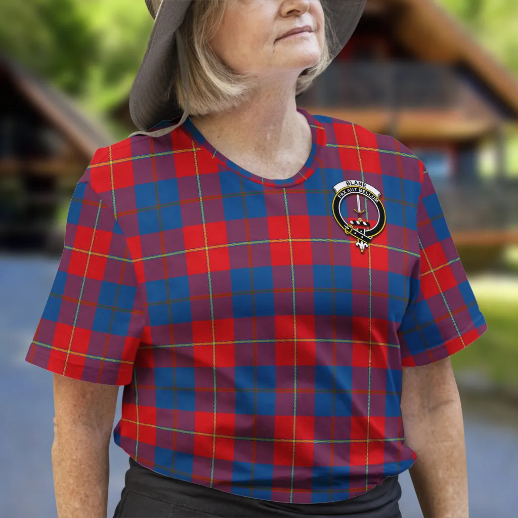 Blane Tartan T-Shirt with Family Crest