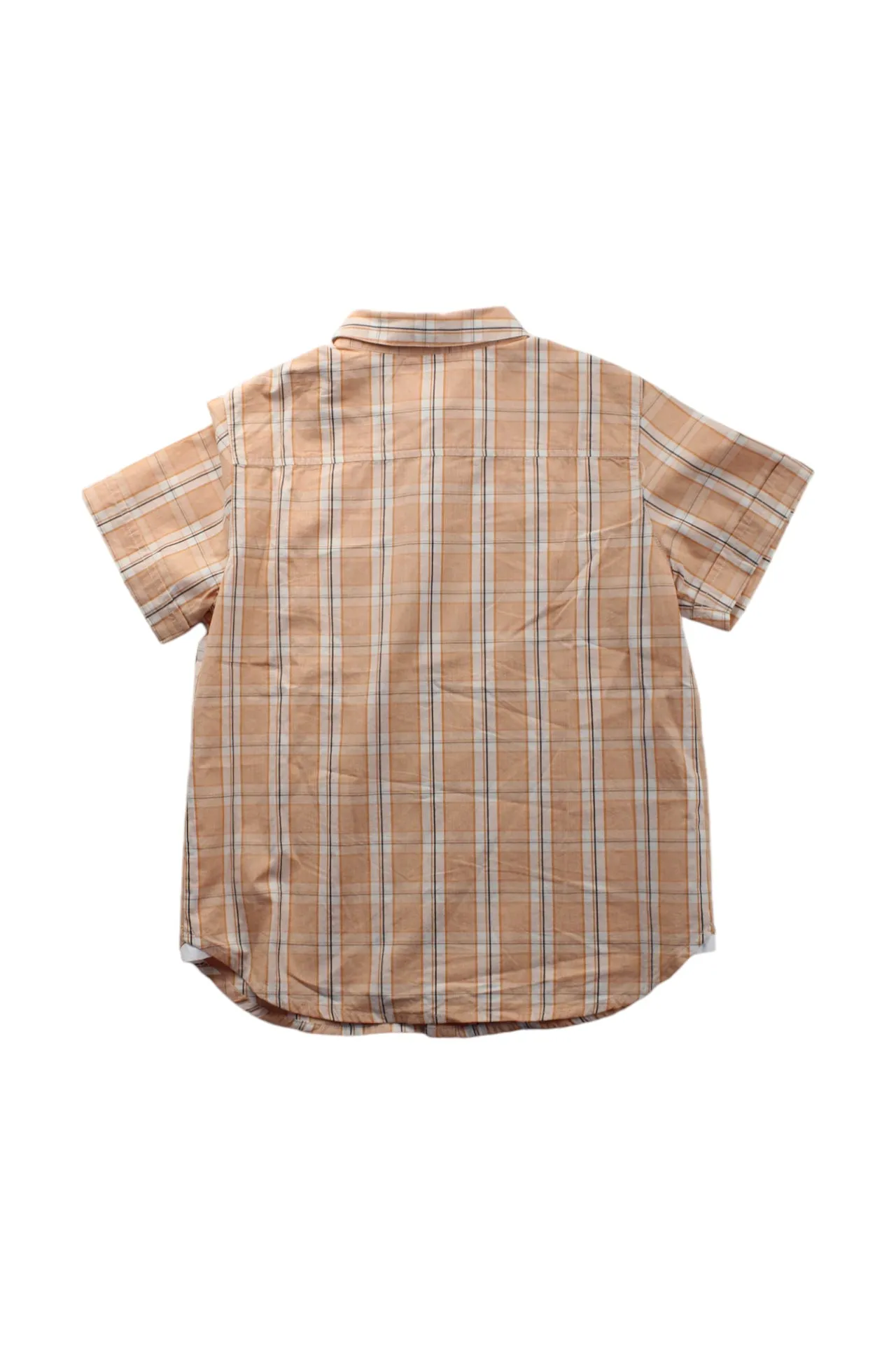 Bonpoint Plaid Button-Down Shirt 6T