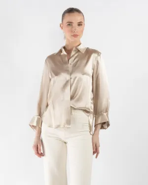 Boyfriend Silk Shirt