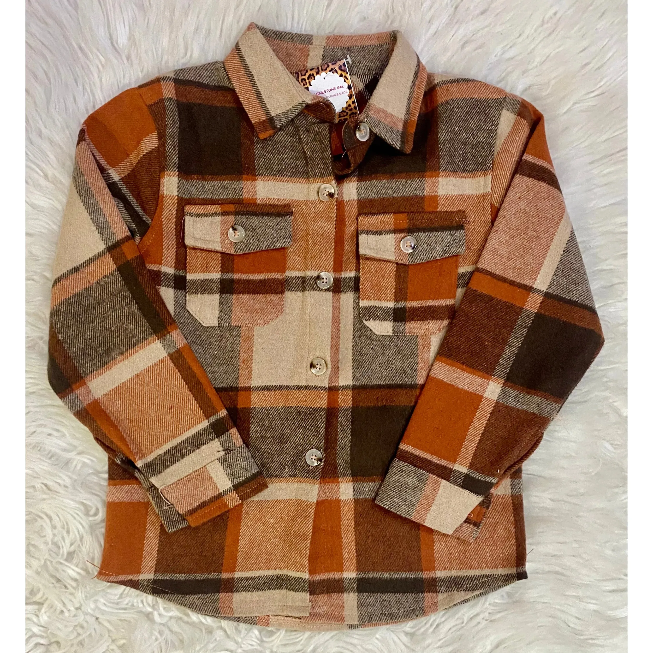 Boy's Plaid Flannel Shirt