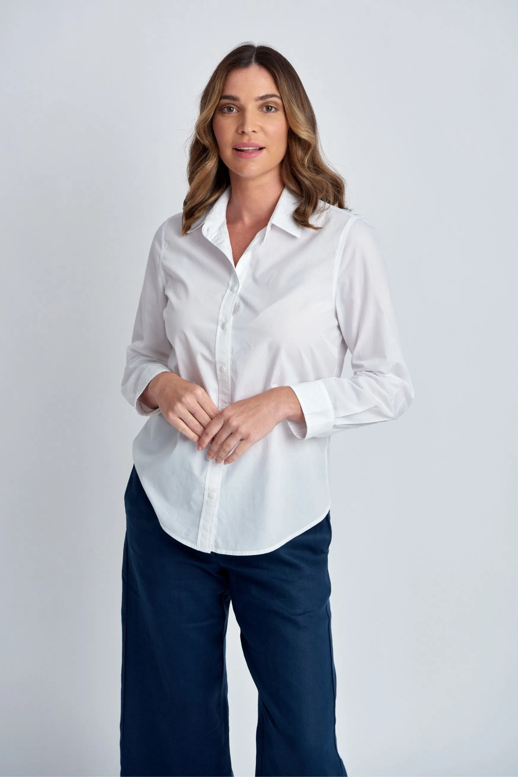 Casual Cotton Shirt White