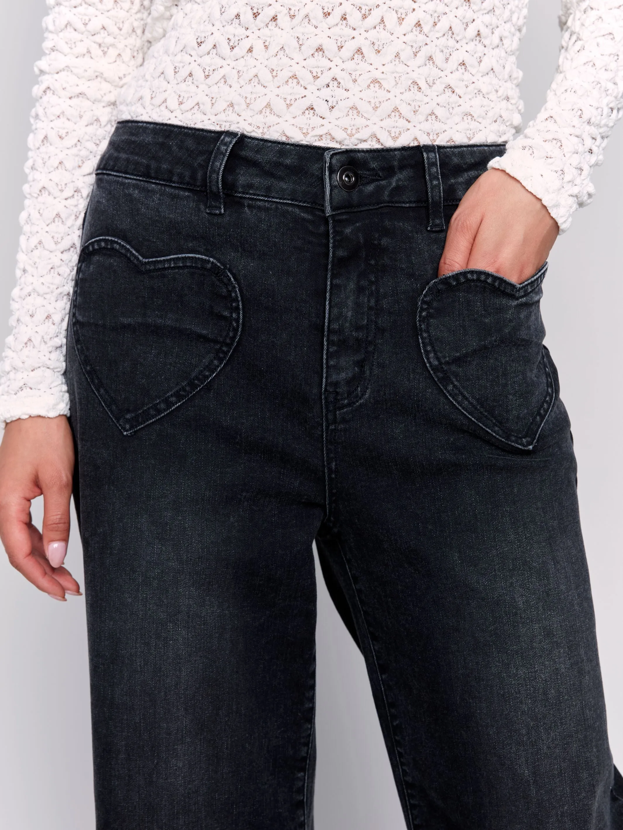 Charlie B- Heart Pocket Pant