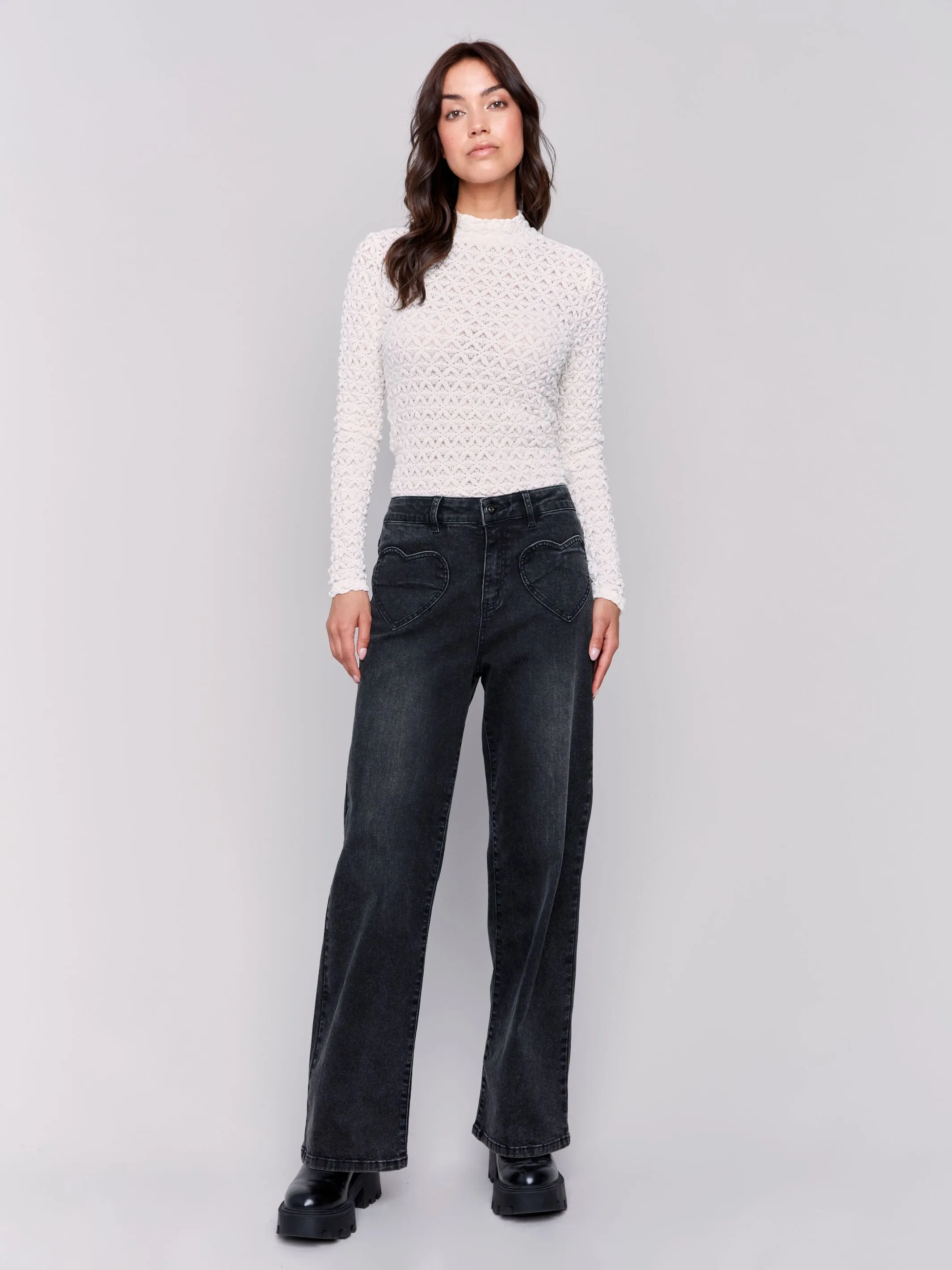 Charlie B- Heart Pocket Pant