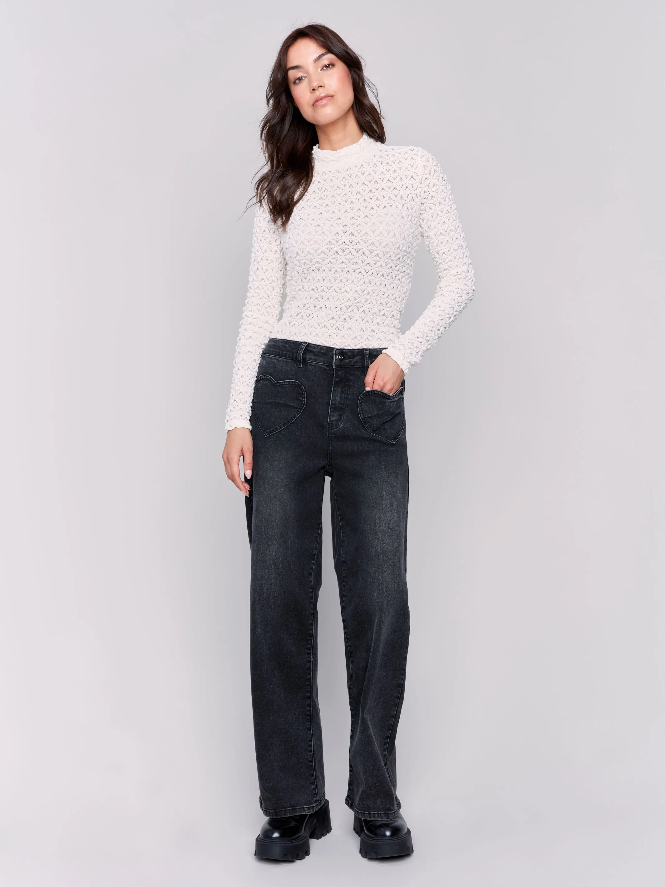 Charlie B- Heart Pocket Pant