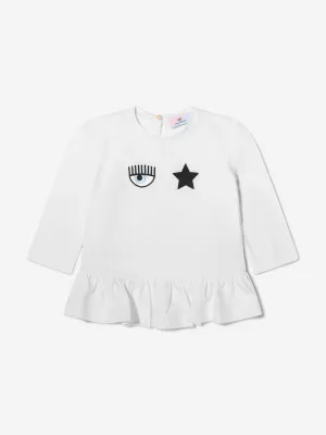 Chiara Ferragni Baby Girls Long Sleeve Maxi T-Shirt