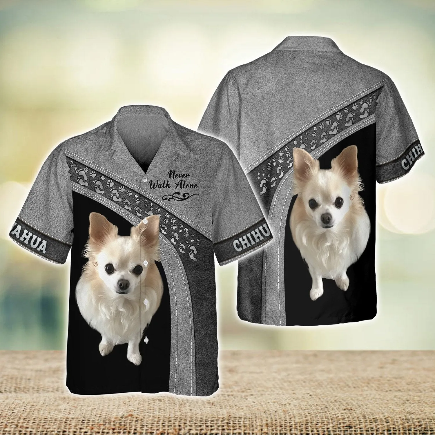 Chihuahua Love Never Walk Alone Love 3D Full Print Shirts, Shirt For Dog Lovers, Dog Memorial Gifts for loss of Dog