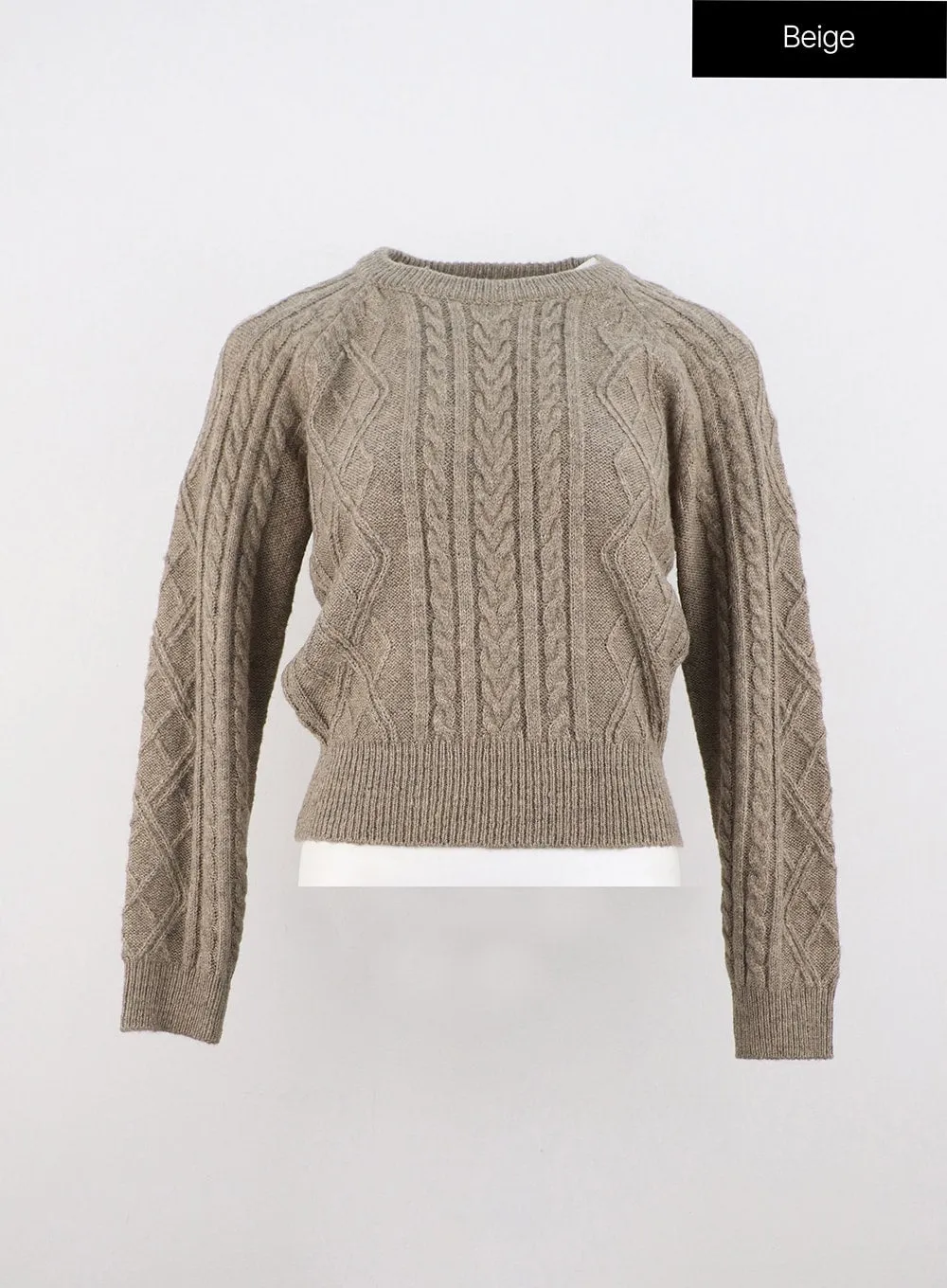 Classic Cable Knit Sweater OO319