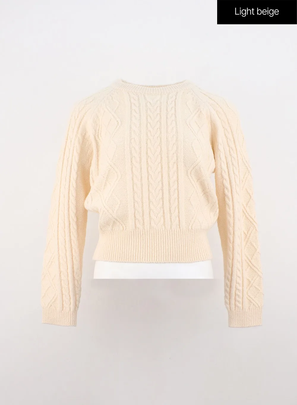 Classic Cable Knit Sweater OO319