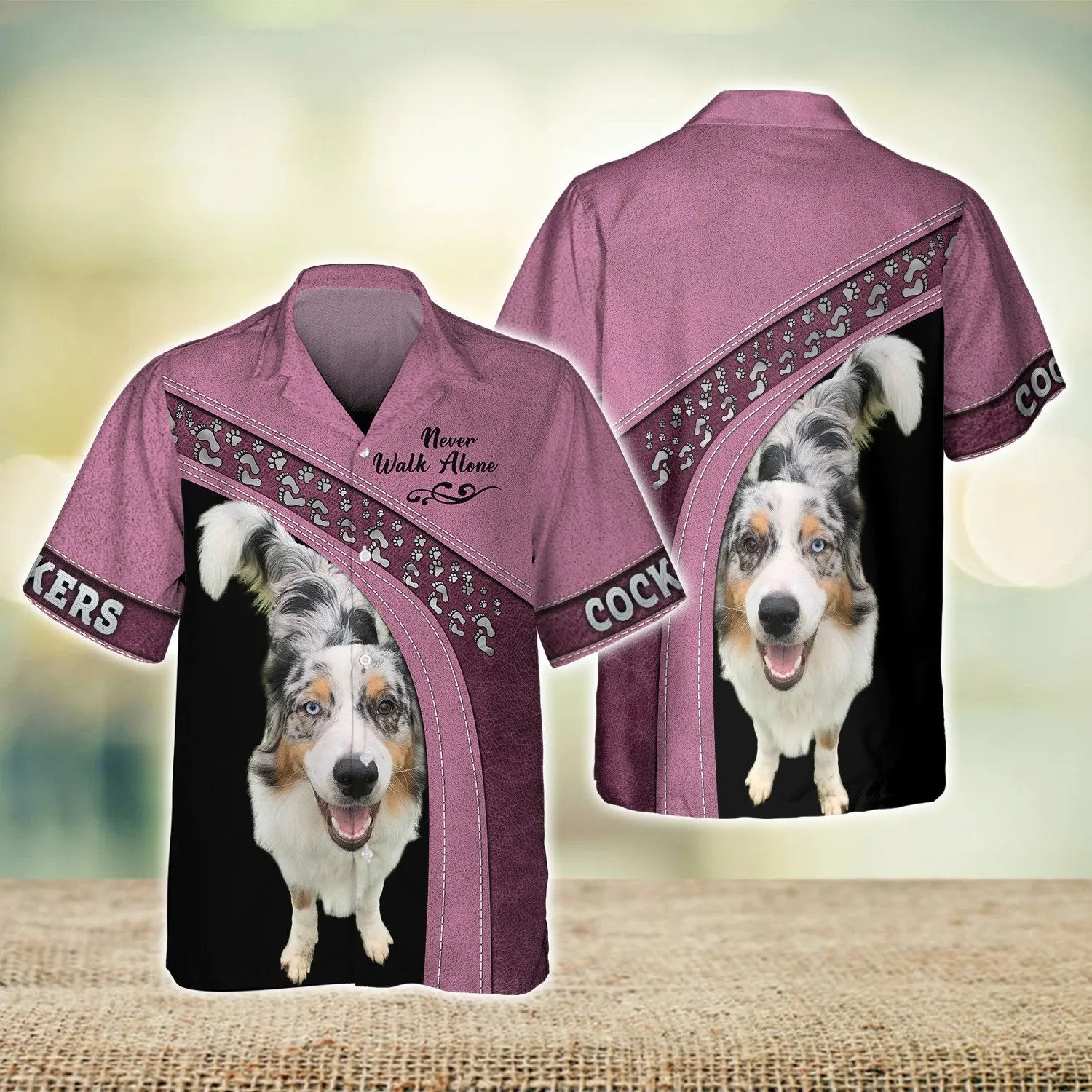 Cockers Love Never Walk Alone 3D Full Print Shirts, Shirt For Dog Lovers, Dog Memorial Gifts for loss of Dog