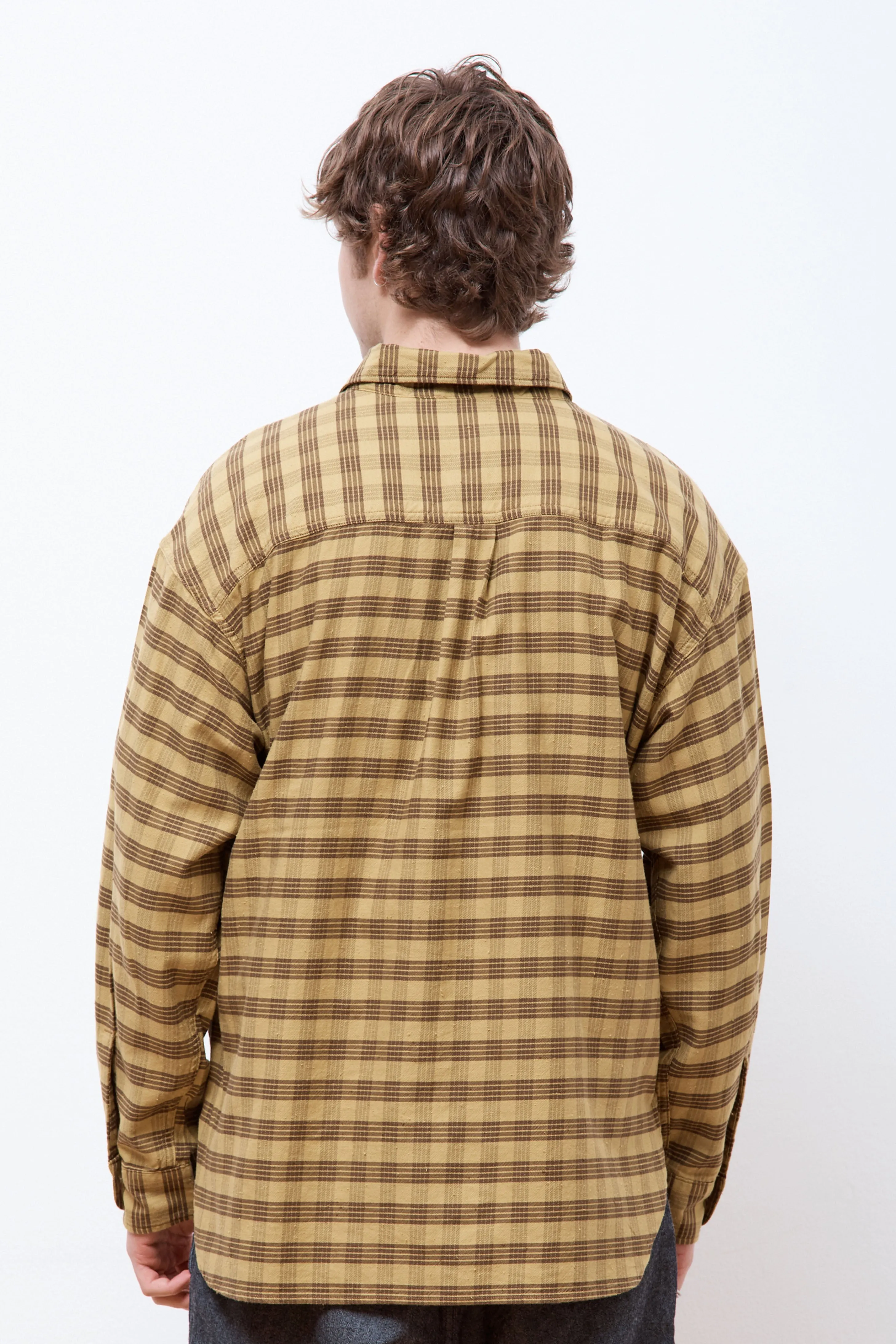 Cotton Nep Deck Shirt Mustard