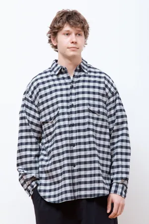 Cotton Nep Deck Shirt Navy