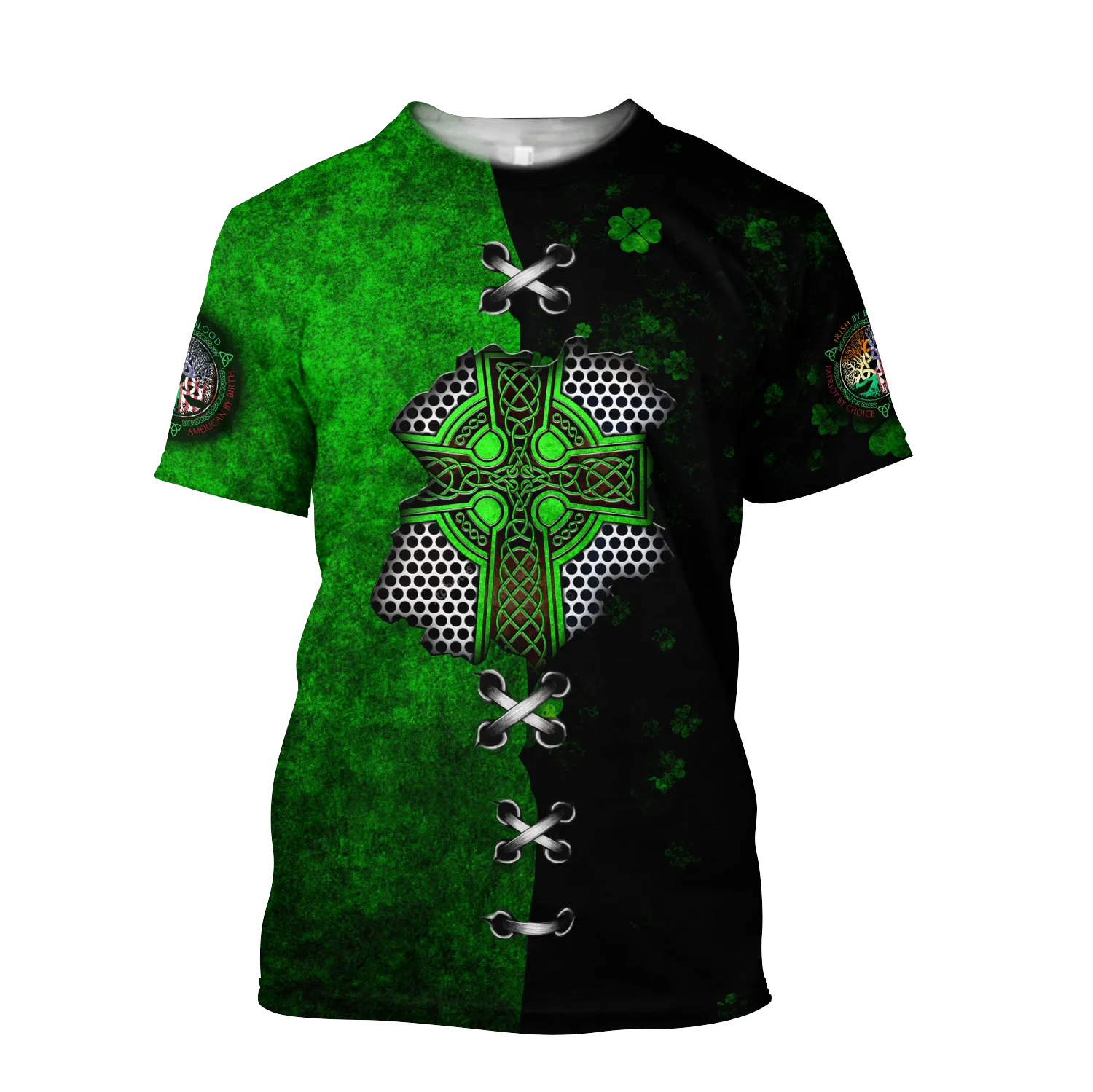 Dilypod Irish Celtic Knot Cross In My Heart St. Patrick's Day Design Shirts