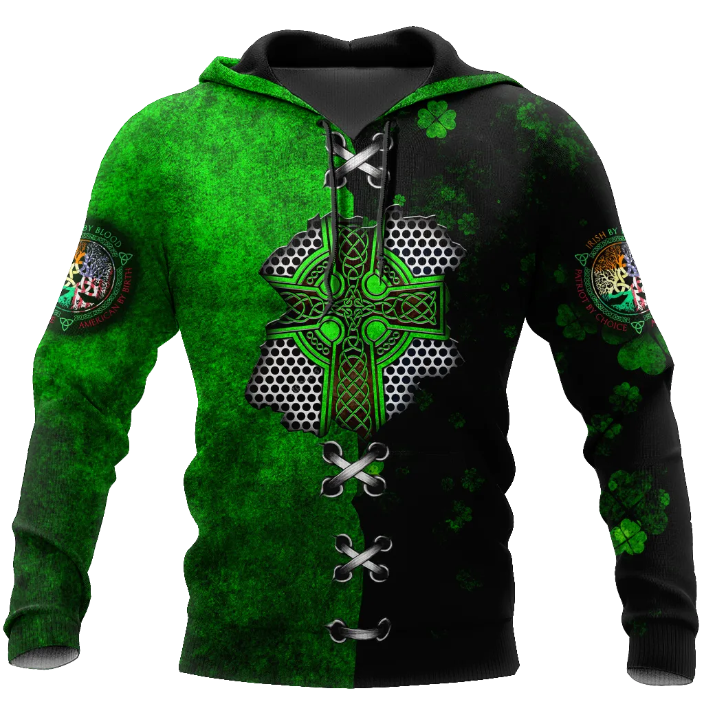 Dilypod Irish Celtic Knot Cross In My Heart St. Patrick's Day Design Shirts