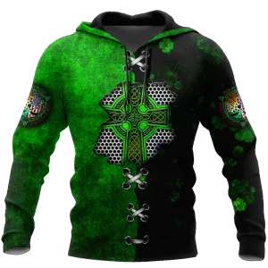 Dilypod Irish Celtic Knot Cross In My Heart St. Patrick's Day Design Shirts