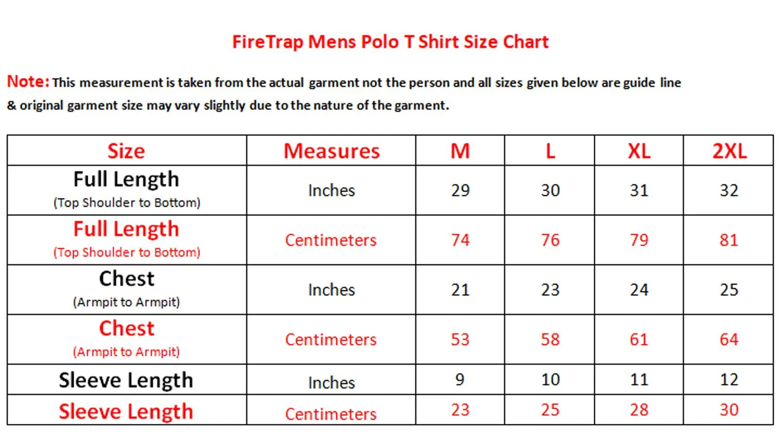 Firetrap Mens Short Sleeve Polo T-shirt