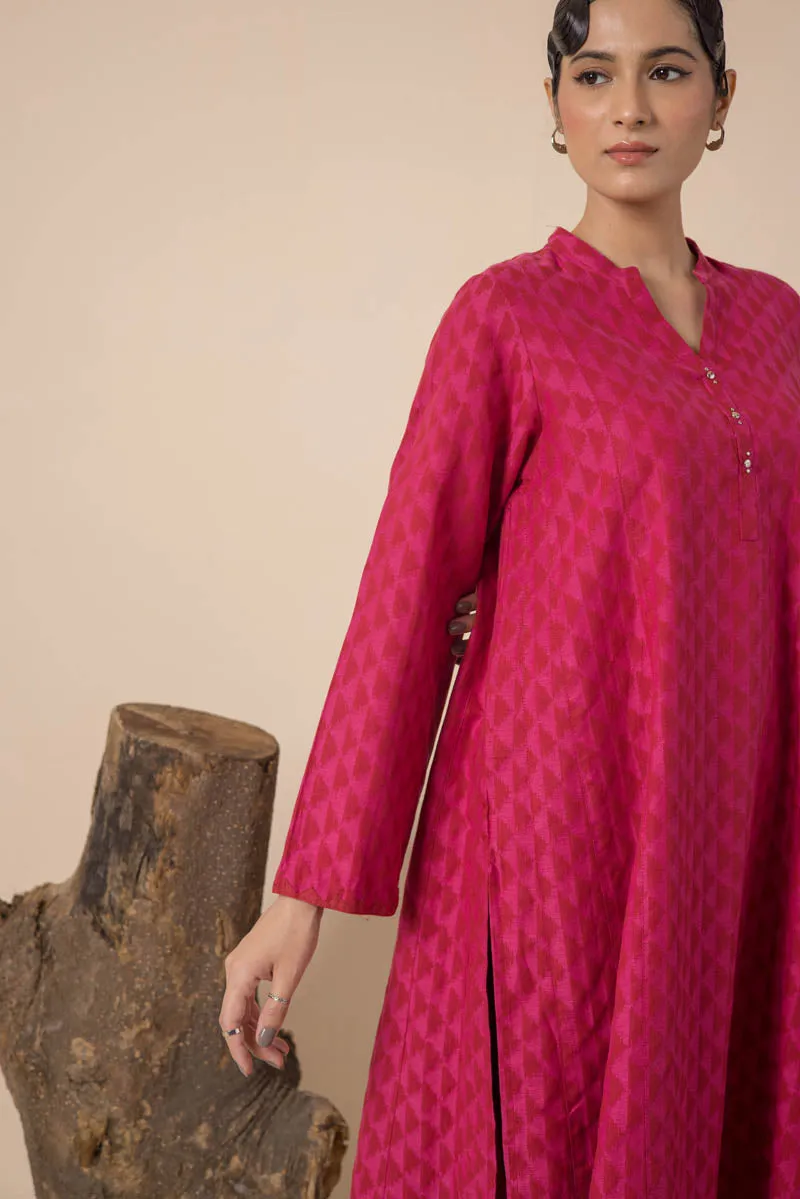 Floral Ikat Kurta