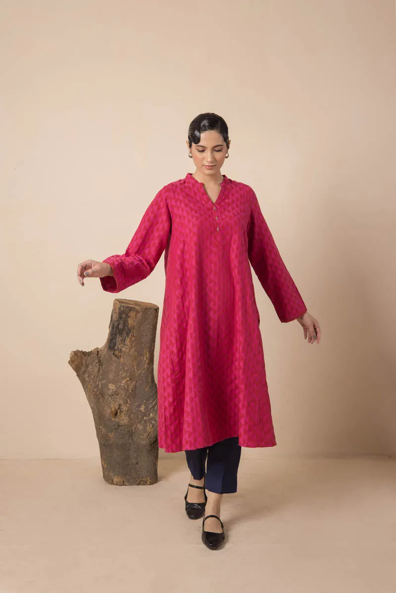 Floral Ikat Kurta