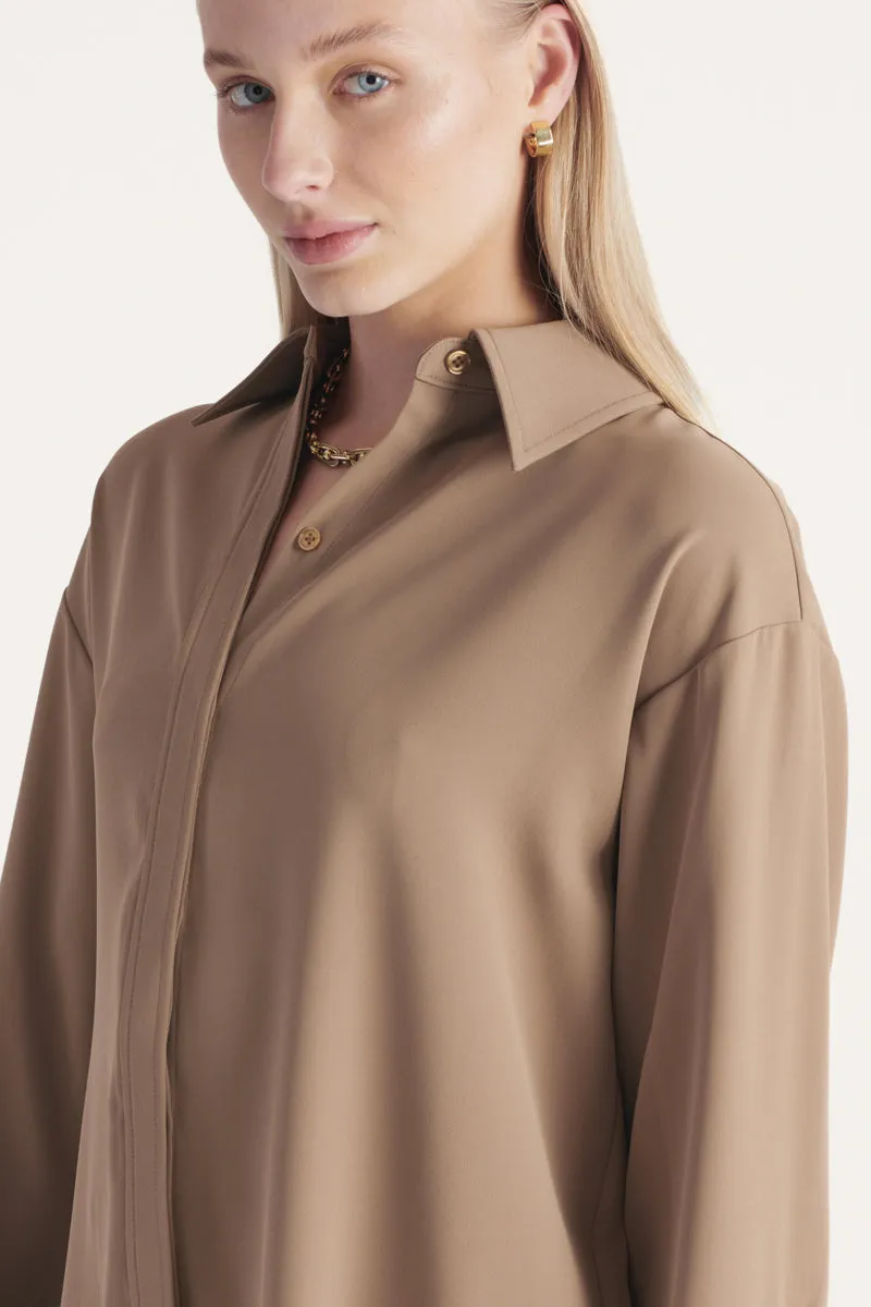 Frida Shirt Taupe