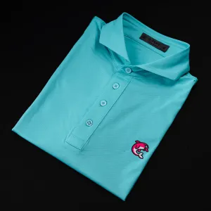 G/Fore Aqua Flipper Polo Shirt