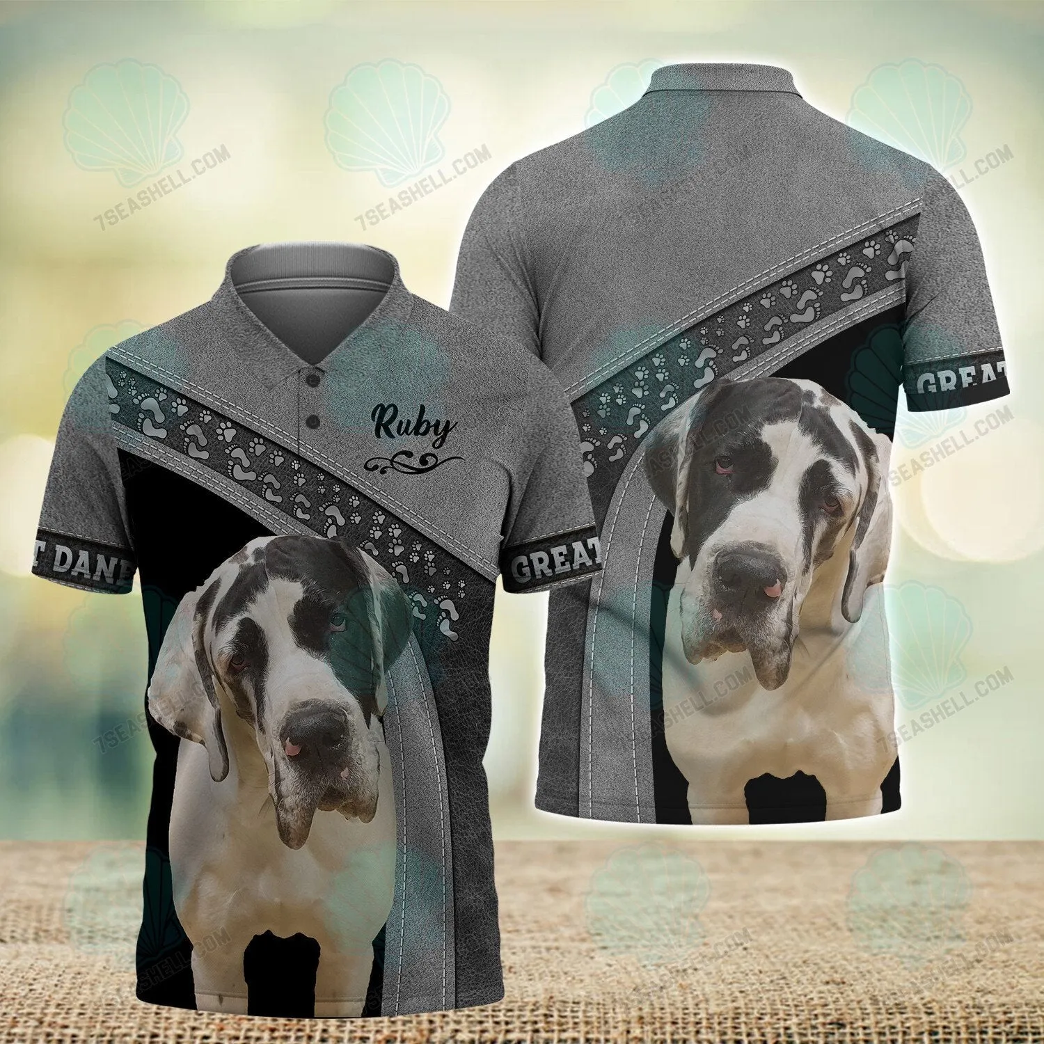 Great Dane Love Never Walk Alone 3D Full Print Shirts, Christmas Dog Memorial Gifts for loss of Dog