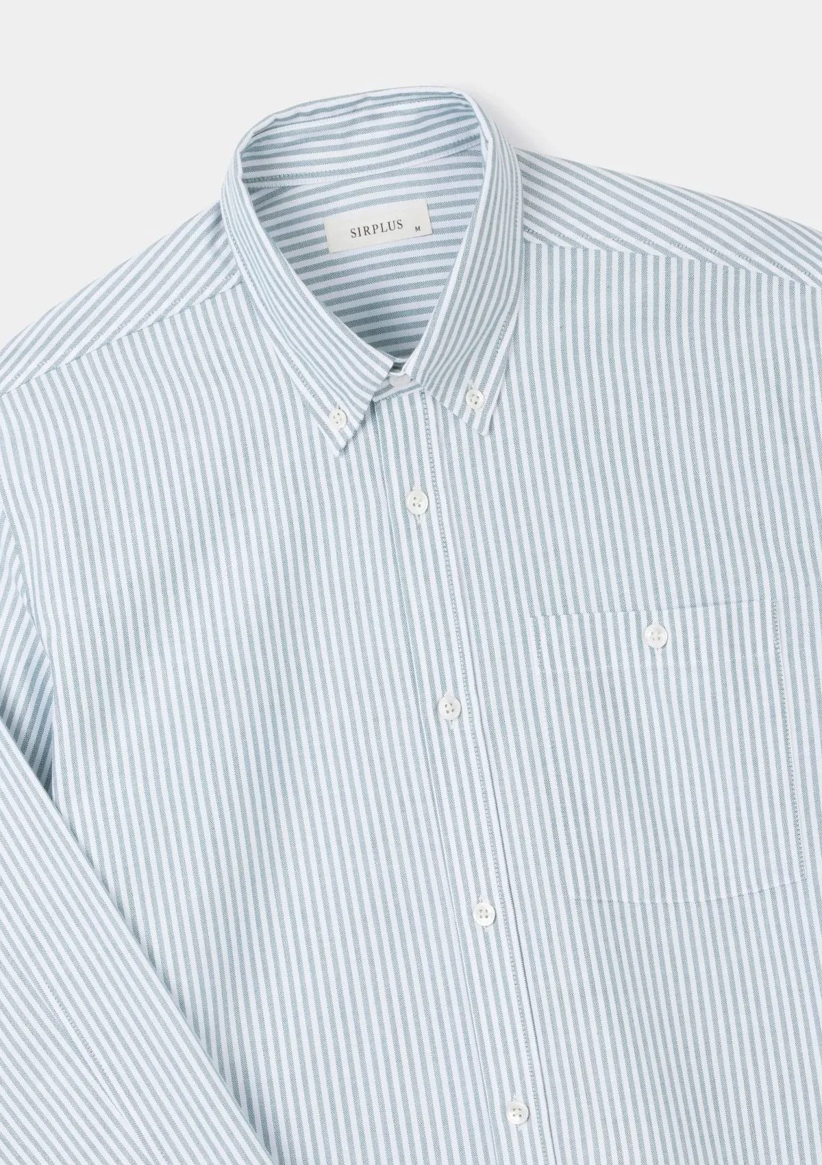 Green Stripe Oxford Button-Down Shirt