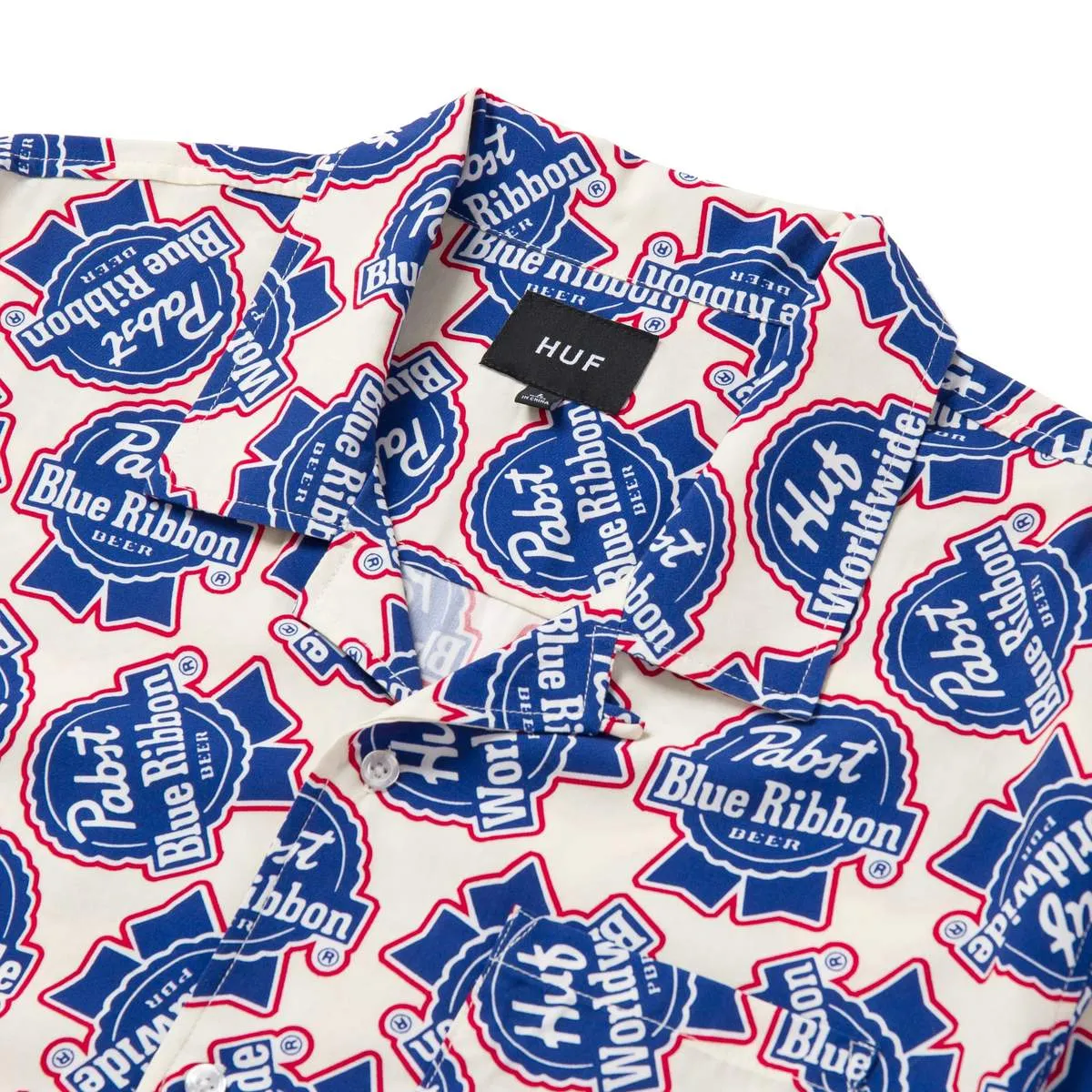 HUF x PBR Rayon Short Sleeve Woven Shirt