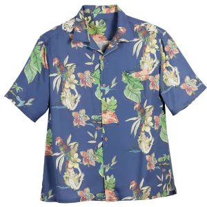 Hula Large Blue Button Down