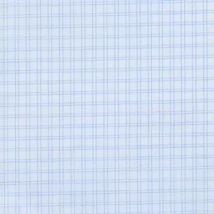 Ice Blue Ground Jacquard Weave with Double Blue Hairline Check Classic Custom Shirt 100c 120/2*50 Sas728a