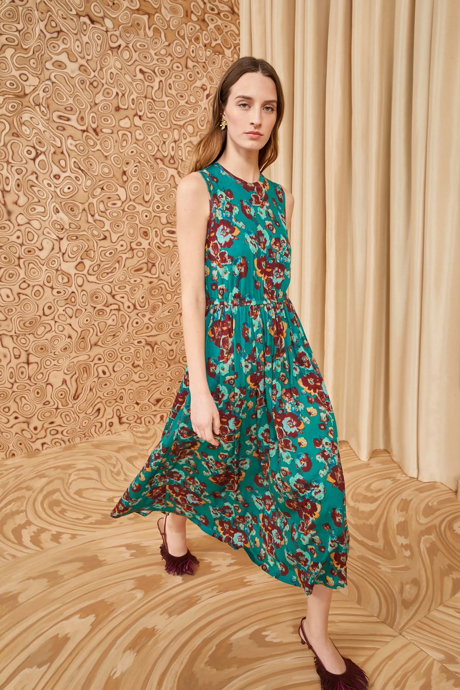 Irina Dress - Jade Floral