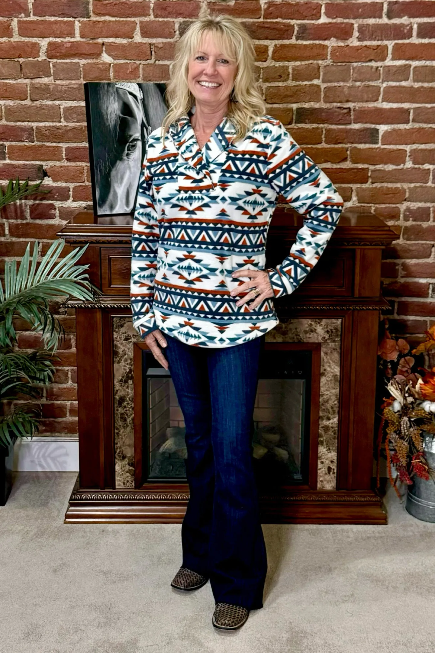 Janet Fleece Pull Over by Outback