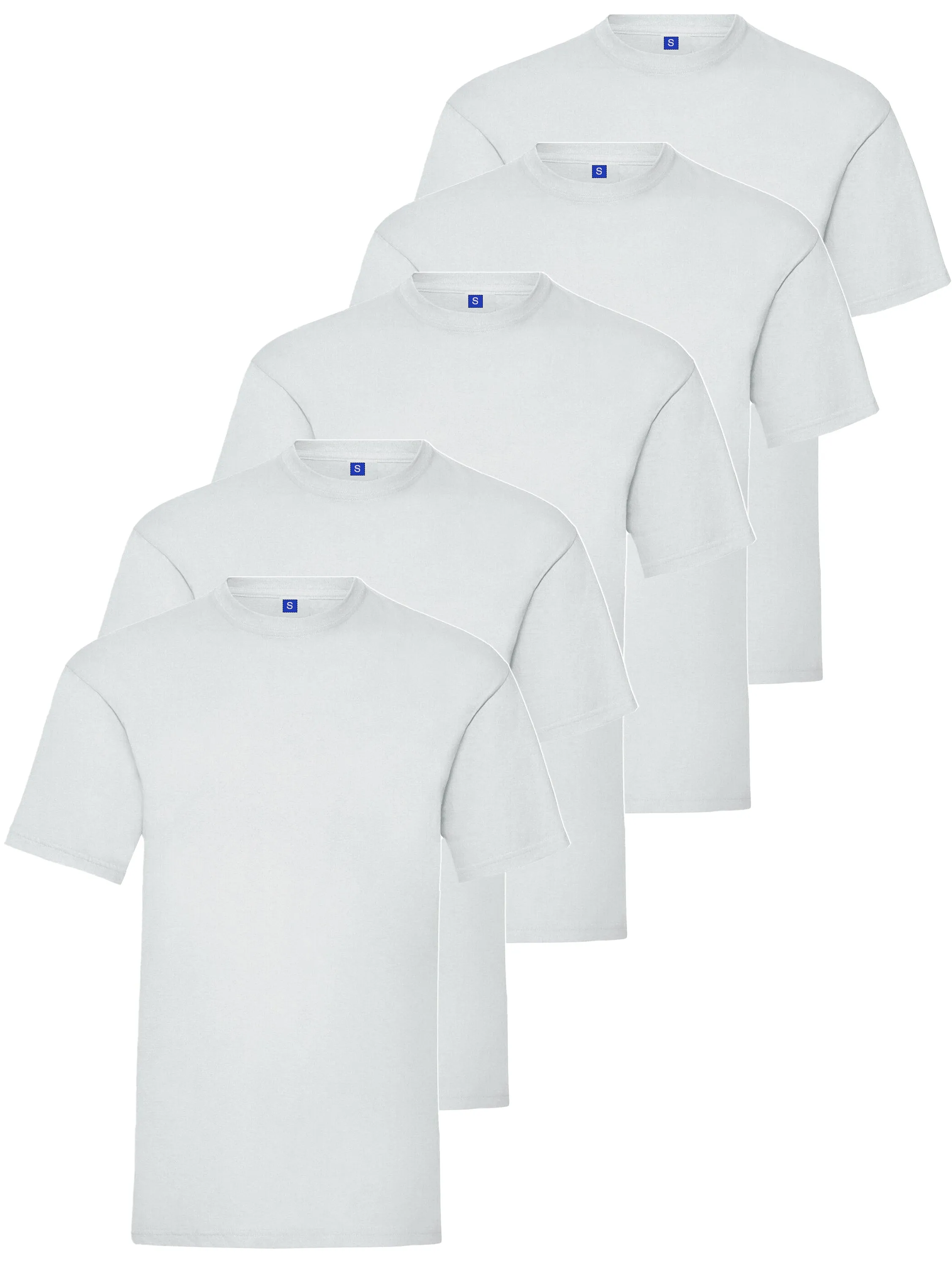 Kruze | Mens Crew Neck T-Shirt (5 Pack)